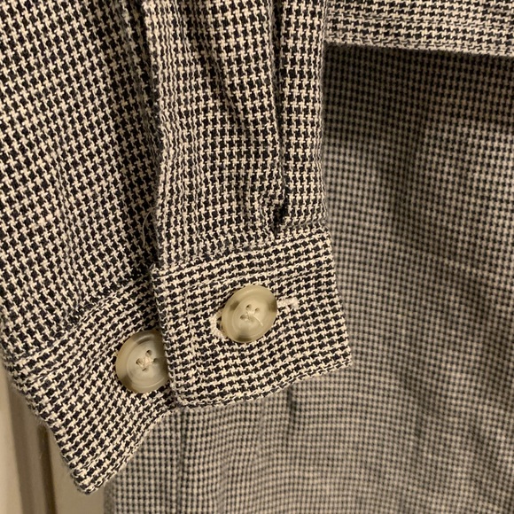 Talbots 2-Piece: Midi Skirt & Jacket, Linen Blend, Houndstooth Check, EUC, Chic! - Picture 7 of 15